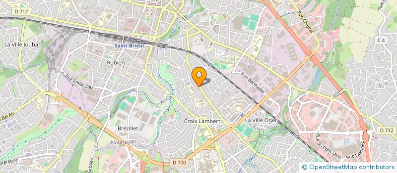 localisation de l'entreprise GHEE-BARTH HOLDING à SAINT-BRIEUC