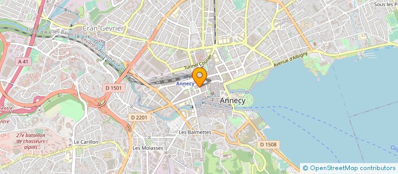 localisation de l'entreprise GHEGA à ANNECY