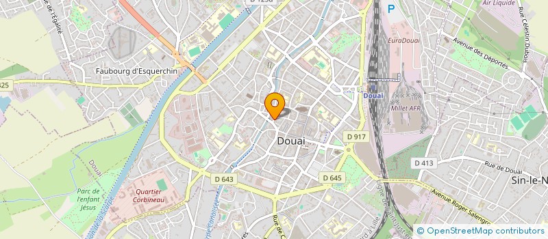 localisation de l'entreprise GHEKIERE à DOUAI