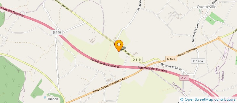 localisation de l'entreprise GHELFI STABLES  SAINT BENOIT D'HEBERTOT