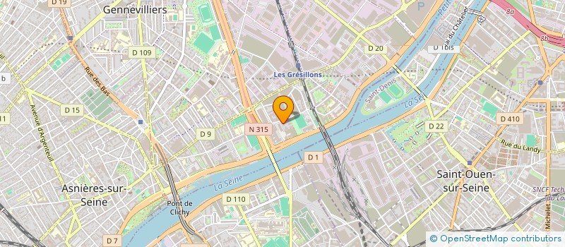 localisation de l'entreprise GHEMRI INVEST  ASNIERES-SUR-SEINE