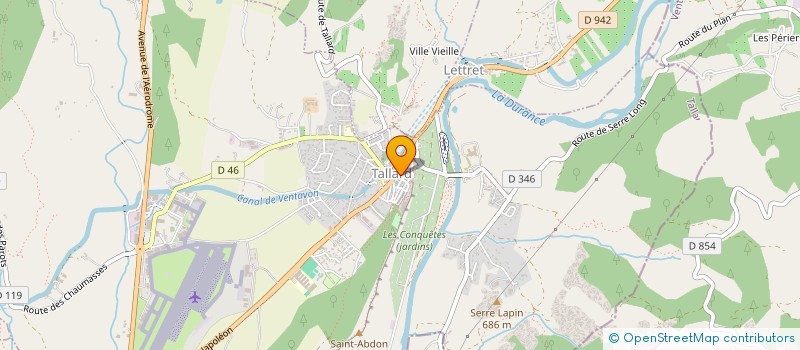 localisation de l'entreprise GHENIX  TALLARD