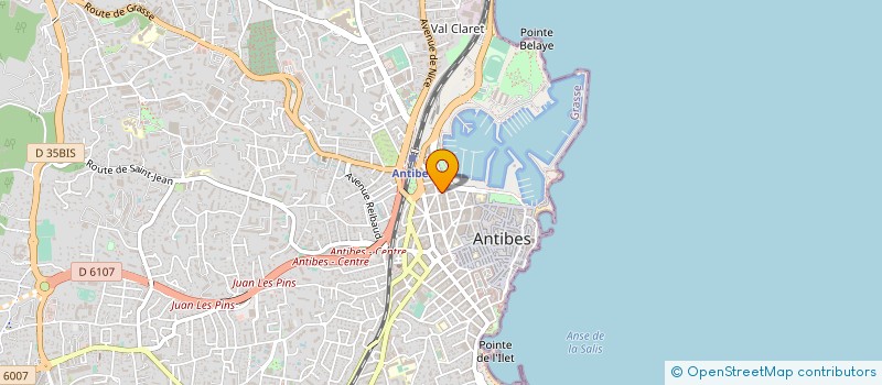 localisation de l'entreprise GHENTREPRISE  ANTIBES