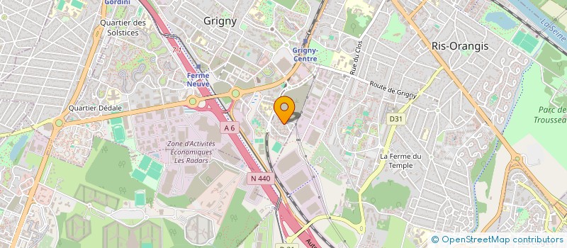 localisation de l'entreprise GHERRI'S à GRIGNY