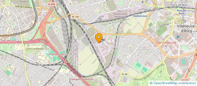 localisation de l'entreprise GHESQUIERES SA à LEZENNES
