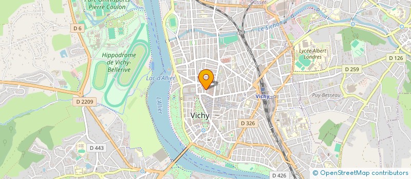 localisation de l'entreprise GHESS CONSULTING à VICHY