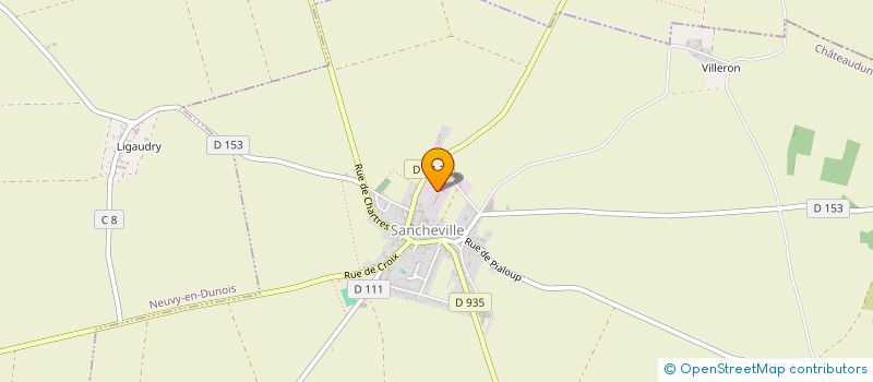 localisation de l'entreprise GHESTEM AGRI à SANCHEVILLE