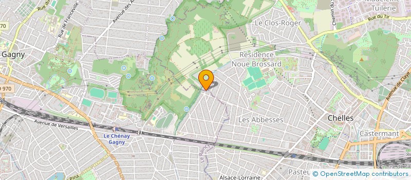 localisation de l'entreprise GHETIN  CHELLES