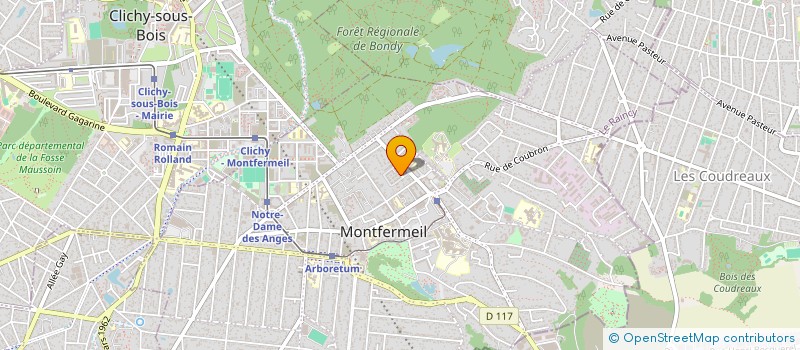 localisation de l'entreprise GHETTO VIBES INDUSTRY  MONTFERMEIL