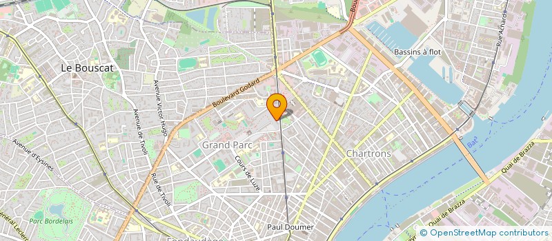 localisation de l'entreprise GHEZALI MACONNERIE GENERALE  BORDEAUX