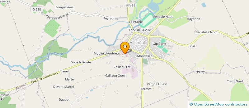 localisation de l'entreprise GHF à VILLEREAL