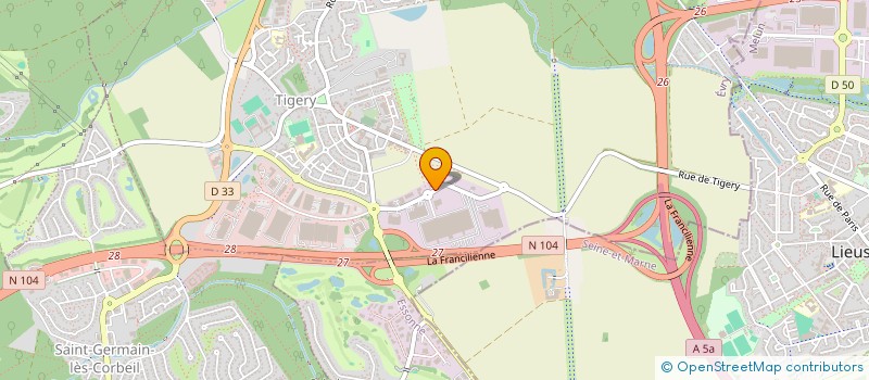 localisation de l'entreprise GHF INVEST  TIGERY