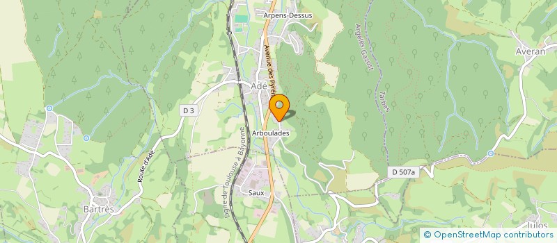 localisation de l'entreprise GHG  ADE