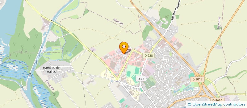 localisation de l'entreprise GHGS INVEST  PERONNE