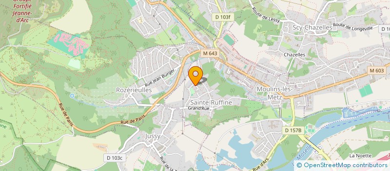 localisation de l'entreprise GHI INVEST  SAINTE-RUFFINE