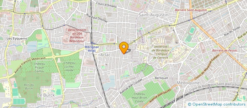 localisation de l'entreprise GHILAIN LECOUTURIER (GL CONSULTING)  MERIGNAC