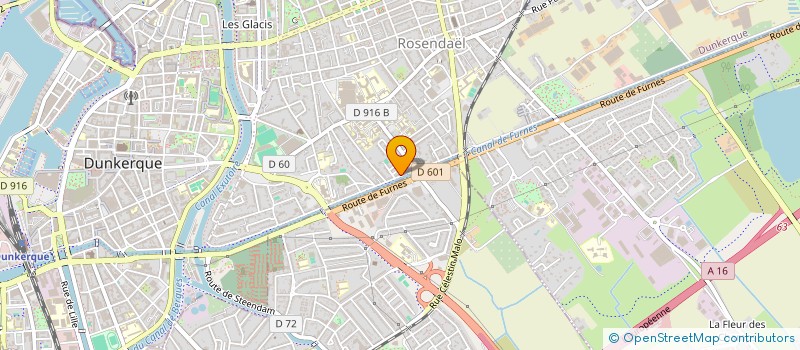 localisation de l'entreprise GHILAN à DUNKERQUE