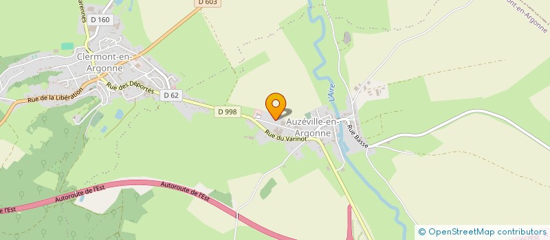 localisation de l'entreprise GHILARDI TRANSPORTS à CLERMONT-EN-ARGONNE