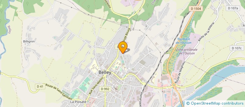 localisation de l'entreprise GHILAS IMMOBILIER  BELLEY