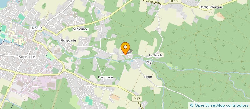 localisation de l'entreprise GHILAUMA  SOUSTONS