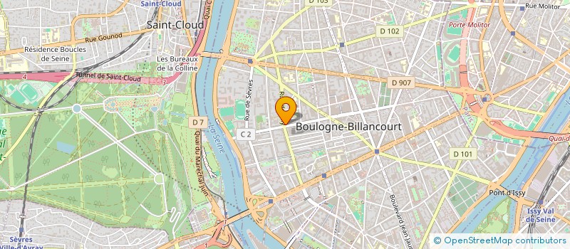 localisation de l'entreprise GHILEB ET BEYA à BOULOGNE-BILLANCOURT
