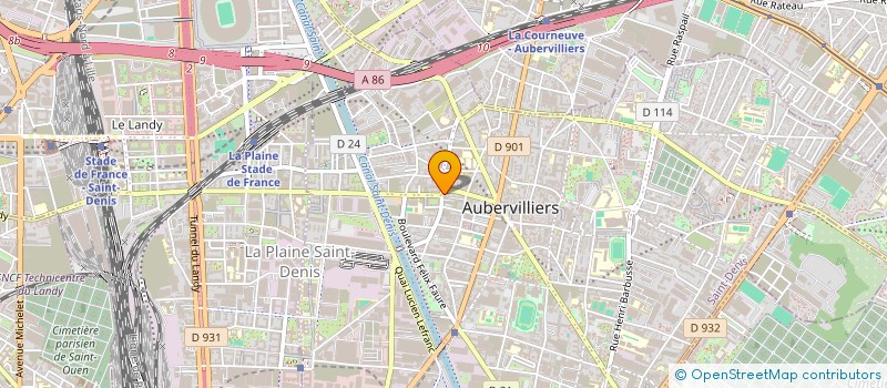 localisation de l'entreprise GHILES  AUBERVILLIERS