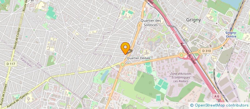 localisation de l'entreprise GHIMP à VIRY-CHATILLON