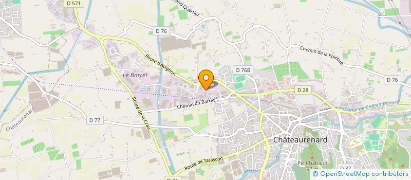 localisation de l'entreprise GHIRONI SARL à CHATEAURENARD