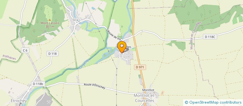 localisation de l'entreprise GHIS'ELEC  MONTLIOT-ET-COURCELLES