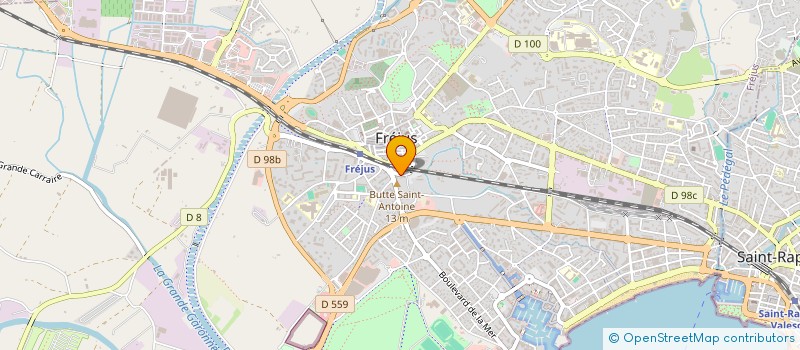 localisation de l'entreprise GHIS ROGER ET GHIS BLANCHE à FREJUS