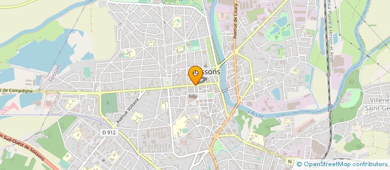 localisation de l'entreprise GHISA à SOISSONS