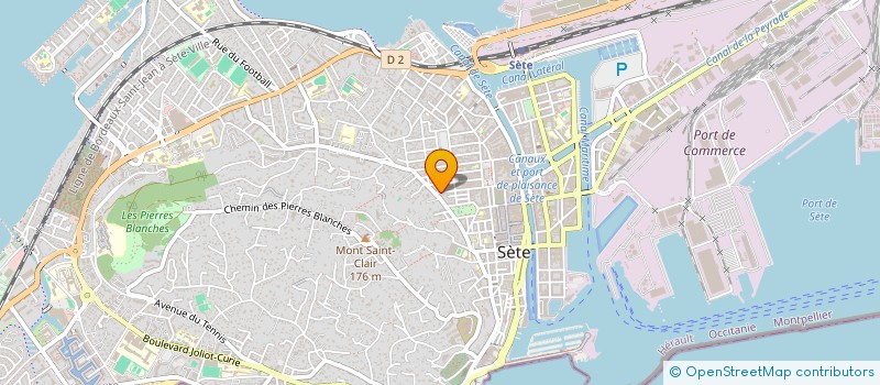 localisation de l'entreprise GHISLAIN BONORD ARCHITECTE  SETE