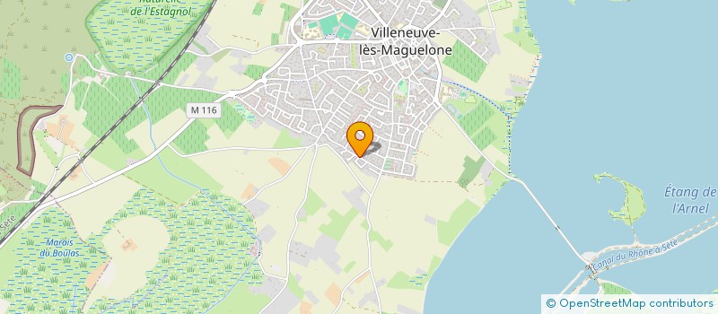 localisation de l'entreprise GHISLAINE & CHRISTIAN  VILLENEUVE-LES-MAGUELONE
