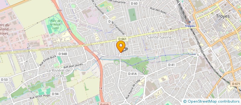 localisation de l'entreprise GHISLAU  SAINTE-SAVINE