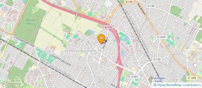 localisation de l'entreprise GHISO  PLESSIS-BOUCHARD (LE)