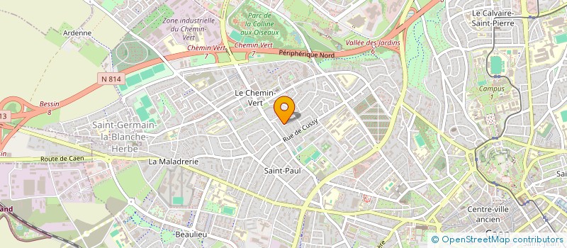 localisation de l'entreprise GHITA à CAEN