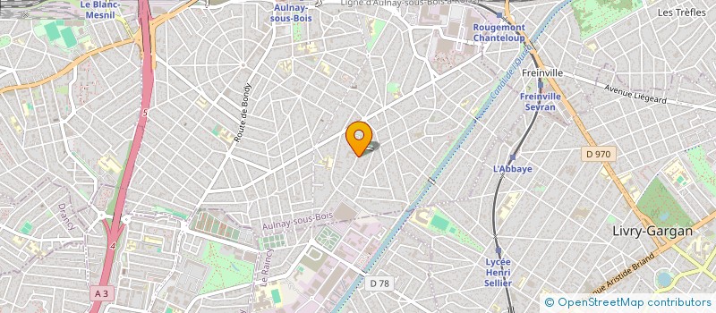 localisation de l'entreprise GHITA à AULNAY-SOUS-BOIS
