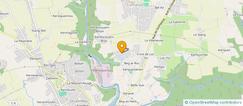 localisation de l'entreprise GHITHE  ROSPORDEN