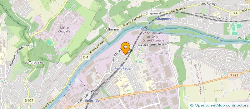 localisation de l'entreprise GHIZA  ST OUEN L AUMONE