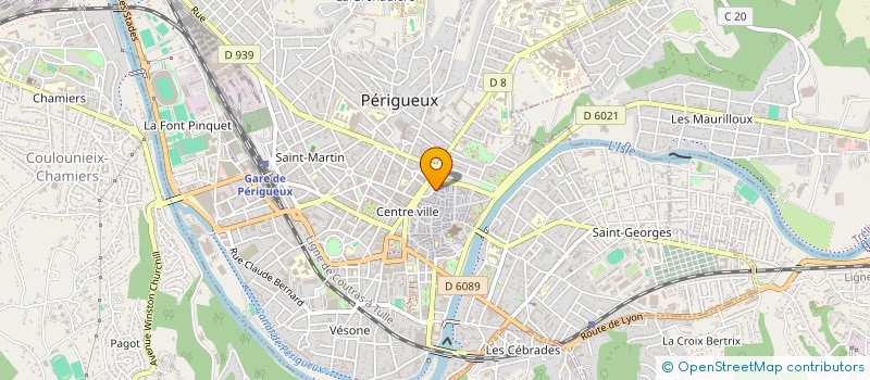 localisation de l'entreprise GHJ PROD  PERIGUEUX