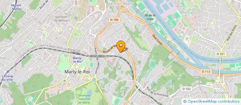 localisation de l'entreprise GHK  LOUVECIENNES