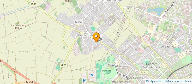 localisation de l'entreprise GHK  OBERHAUSBERGEN