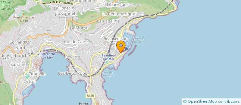 localisation de l'entreprise GHL à BEAULIEU-SUR-MER