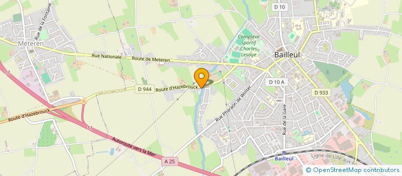 localisation de l'entreprise GHL TP à METEREN