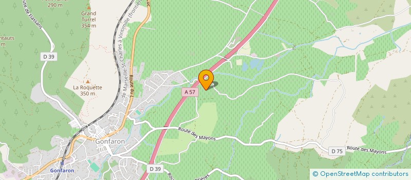 localisation de l'entreprise GHLD  GONFARON