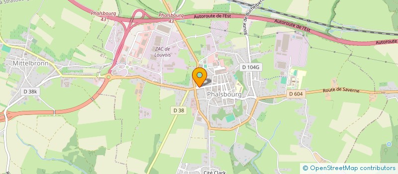 localisation de l'entreprise GHLISSI  PHALSBOURG