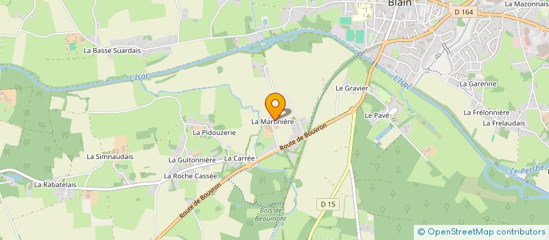 localisation de l'entreprise GHLMN  BLAIN