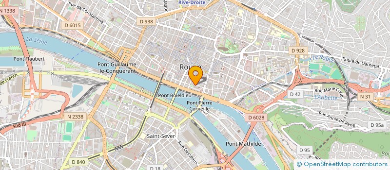 localisation de l'entreprise GHM à ROUEN