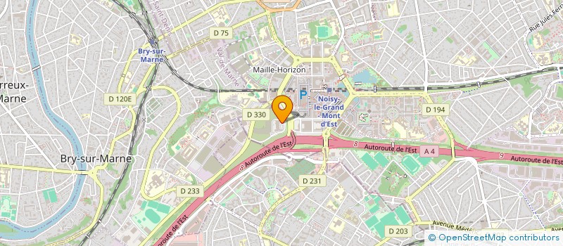 localisation de l'entreprise GHM CONSULTING  NOISY-LE-GRAND