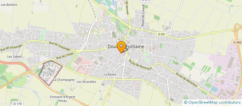 localisation de l'entreprise GHM FINITIONS à ANGERS